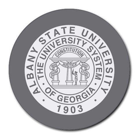 Albany State University Heat-Resistant Round Mousepad