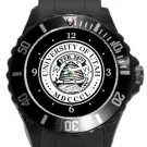 University of Utah Plastic Sport Watch In Black
