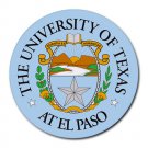 University of Texas at El Paso UTEP Heat-Resistant Round Mousepad