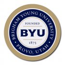 Brigham Young University BYU Heat-Resistant Round Mousepad