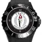 Troy University Plastic Sport Watch In Black
