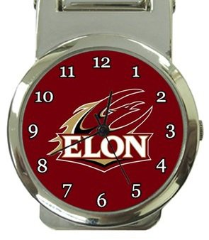 Elon University Phoenix Money Clip Watch