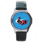 Delaware State Hornets Round Metal Watch