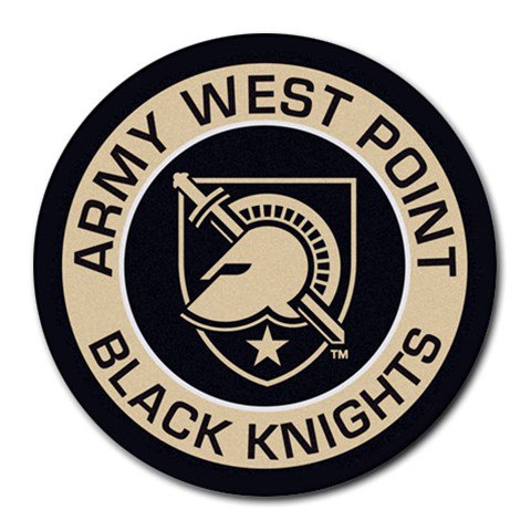 Army West Point Black Knights Heat-Resistant Round Mousepad