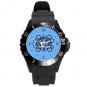 North Carolina Tar Heels Plastic Sport Watch In Black