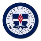 Liberty University Logo Heat-Resistant Round Mousepad
