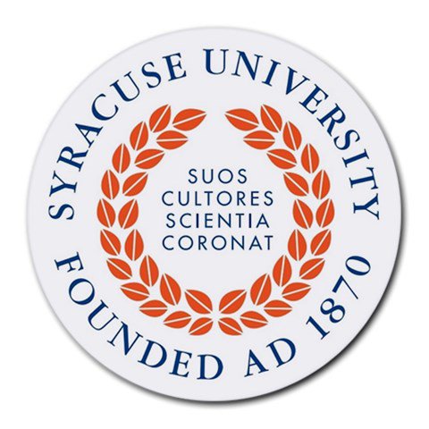 Syracuse University Heat-Resistant Round Mousepad