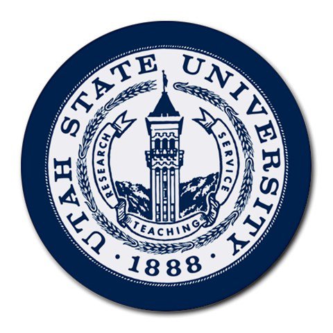 Utah State University Heat-Resistant Round Mousepad