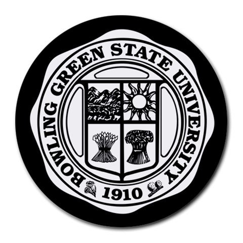 Bowling Green State University Heat-Resistant Round Mousepad