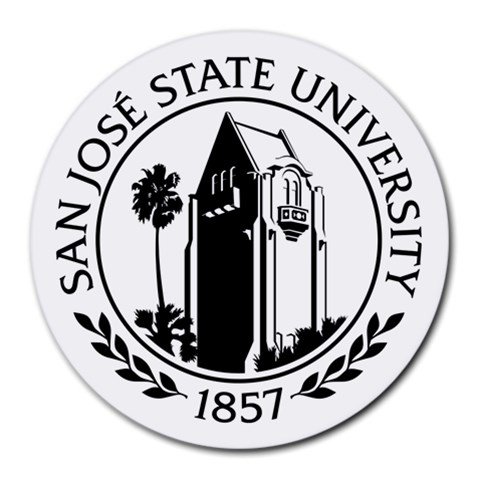 San Jose State University Heat-Resistant Round Mousepad