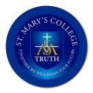 St. Mary's College Heat-Resistant Round Mousepad