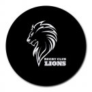 Lions Rugby Club Heat-Resistant Round Mousepad