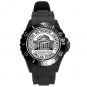 Southern Methodist University Plastic Sport Watch In Black