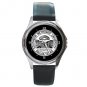 Southern Methodist University Round Metal Watch