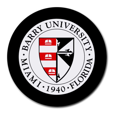 Barry University Heat-Resistant Round Mousepad