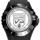 Southwestern Christian University Plastic Sport Watch In Black
