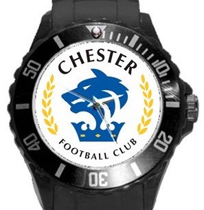 Chester FC Plastic Sport Watch In Black