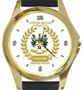 Curzon Ashton FC Gold Metal Watch