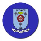 Glossop North End AFC Heat-Resistant Round Mousepad