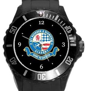 AFC Rushden & Diamonds Plastic Sport Watch In Black
