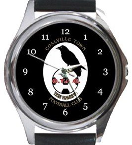 Coalville Town FC Round Metal Watch