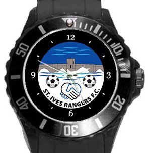St. Ives Rangers FC Plastic Sport Watch In Black