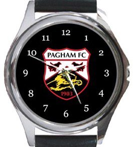 Pagham FC Round Metal Watch