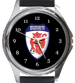 Bromsgrove Sporting FC Round Metal Watch
