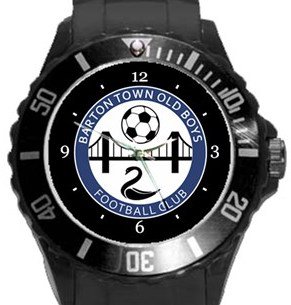 Barton Town FC Plastic Sport Watch In Black