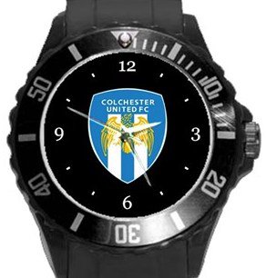 Colchester United FC Plastic Sport Watch In Black