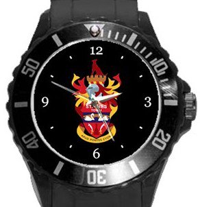 Staines Town FC Plastic Sport Watch In Black