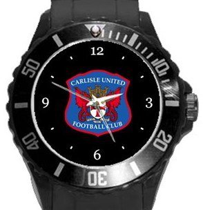 Carlisle United FC Plastic Sport Watch In Black