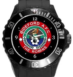 Bideford AFC Plastic Sport Watch In Black