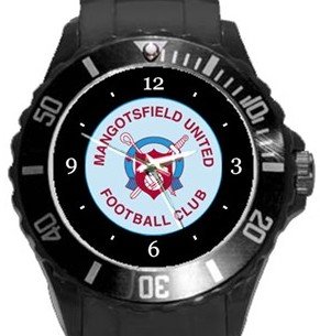 Mangotsfield United FC Plastic Sport Watch In Black