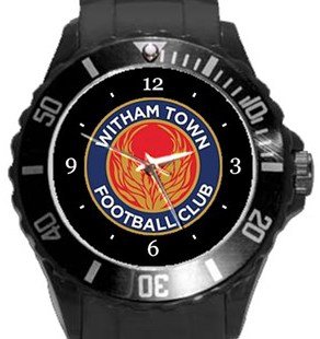 Witham Town FC Plastic Sport Watch In Black