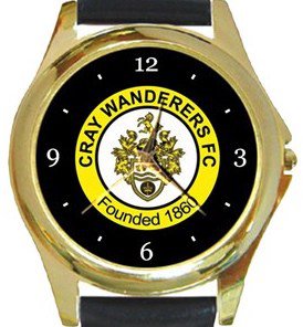 Cray Wanderers FC Gold Metal Watch