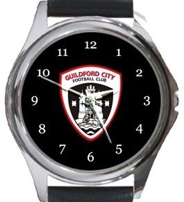 Guildford City FC Round Metal Watch