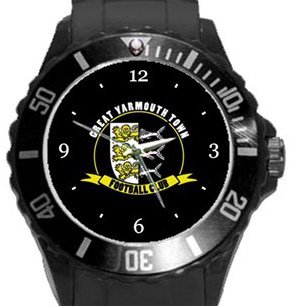 Great Yarmouth Town FC Plastic Sport Watch In Black