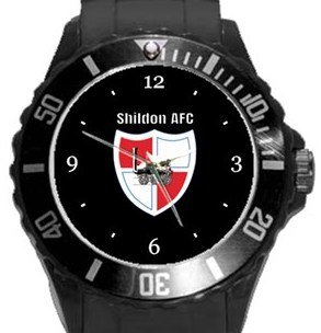 Shildon AFC Plastic Sport Watch In Black