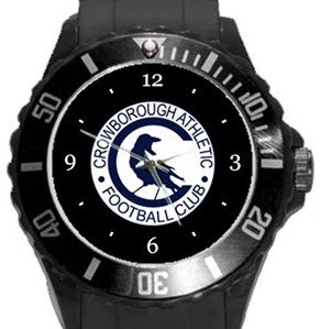Crowborough Athletic FC Plastic Sport Watch In Black