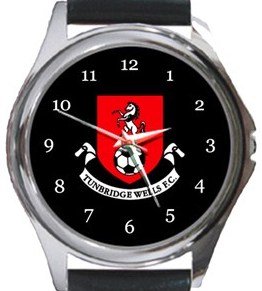 Tunbridge Wells FC Round Metal Watch