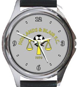 Hollands & Blair FC Round Metal Watch