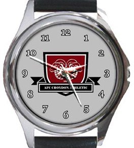 AFC Croydon Athletic Round Metal Watch