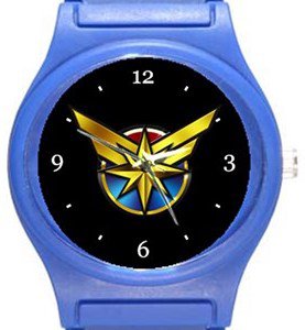 Captain Marvel Blue Plastic Watch