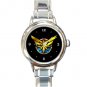 Captain Marvel Round Italian Charm Watch