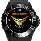 Captain Marvel Plastic Sport Watch In Black