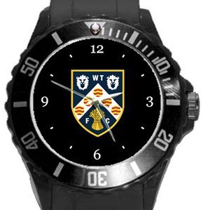 Wellingborough Town FC Plastic Sport Watch In Black