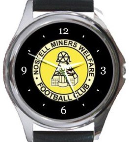 Nostell Miners Welfare FC Round Metal Watch