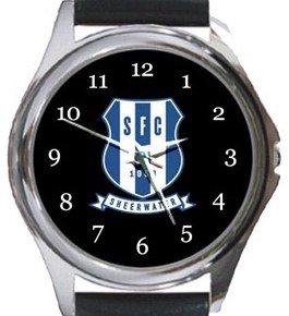 Sheerwater FC Round Metal Watch