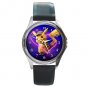Super Cute Detective Pikachu Round Metal Watch